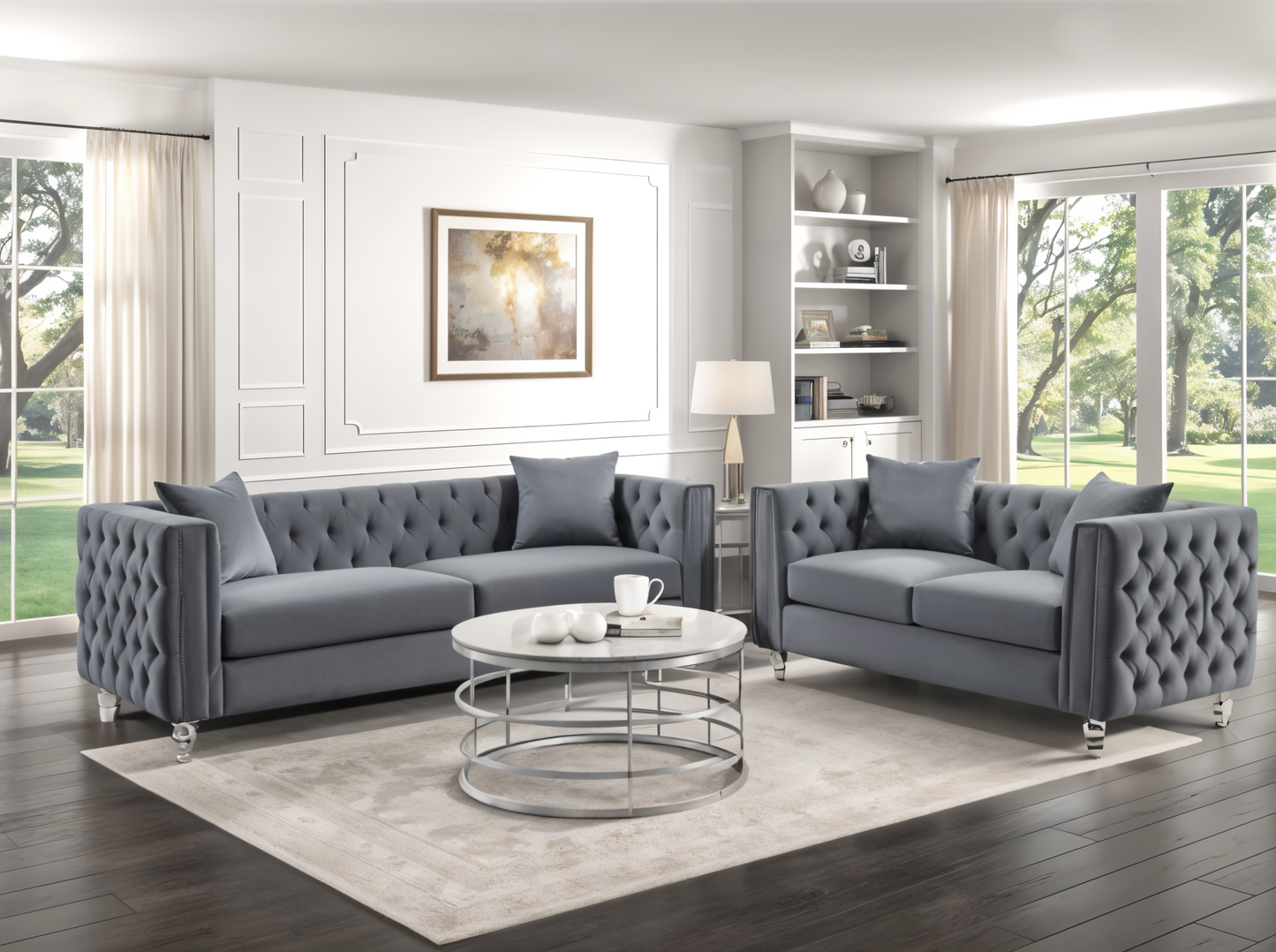Square Chesterfield Sofa