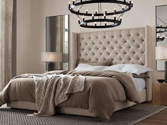 Essex Ease Wing Back Luxury Bed and Mattress Set