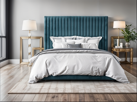 British Bliss Luxury Panelled Bed and Mattress Set